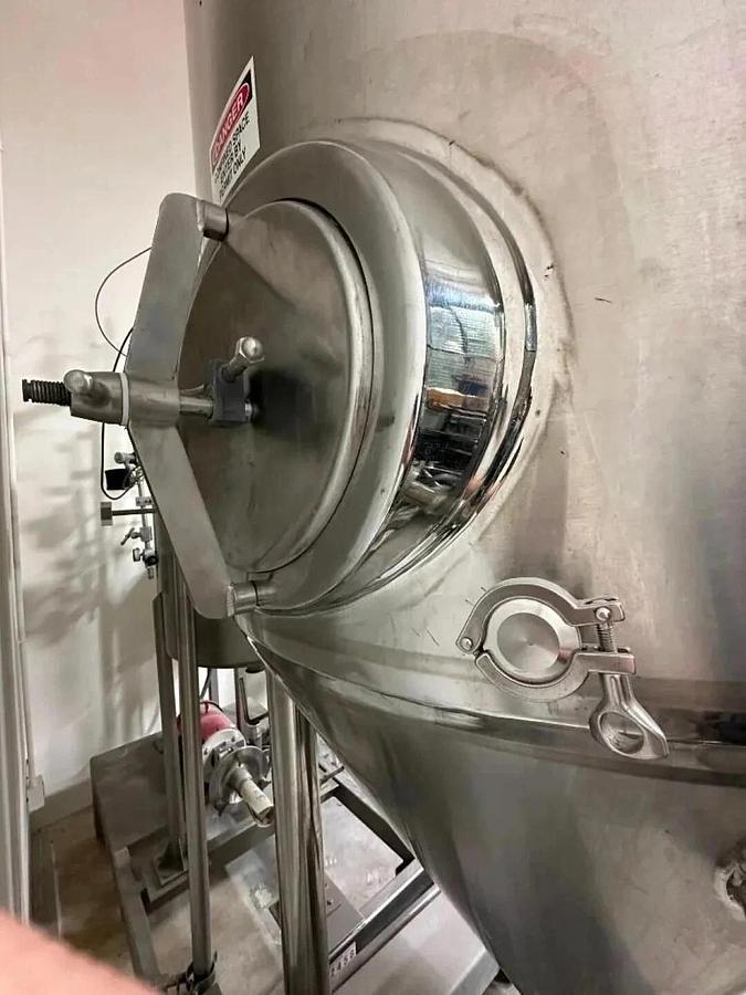 Used 15 BBL Stainless Jacketed Fermentation Tank