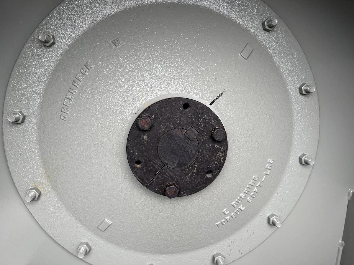 Used Greenheck 30 hp Centrifugal EXHAUST BLOWER/Ceiling Fan-Danfoss VFD-Reno,NV