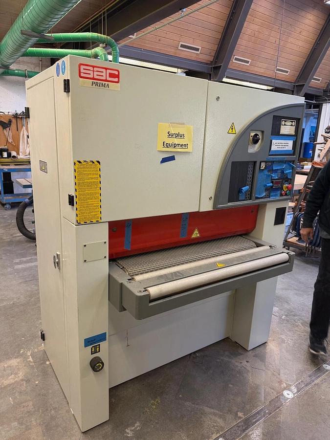 Used SAC PRIMA K 970 - 37” Wide Belt Sander - with Manuals - Reno, NV