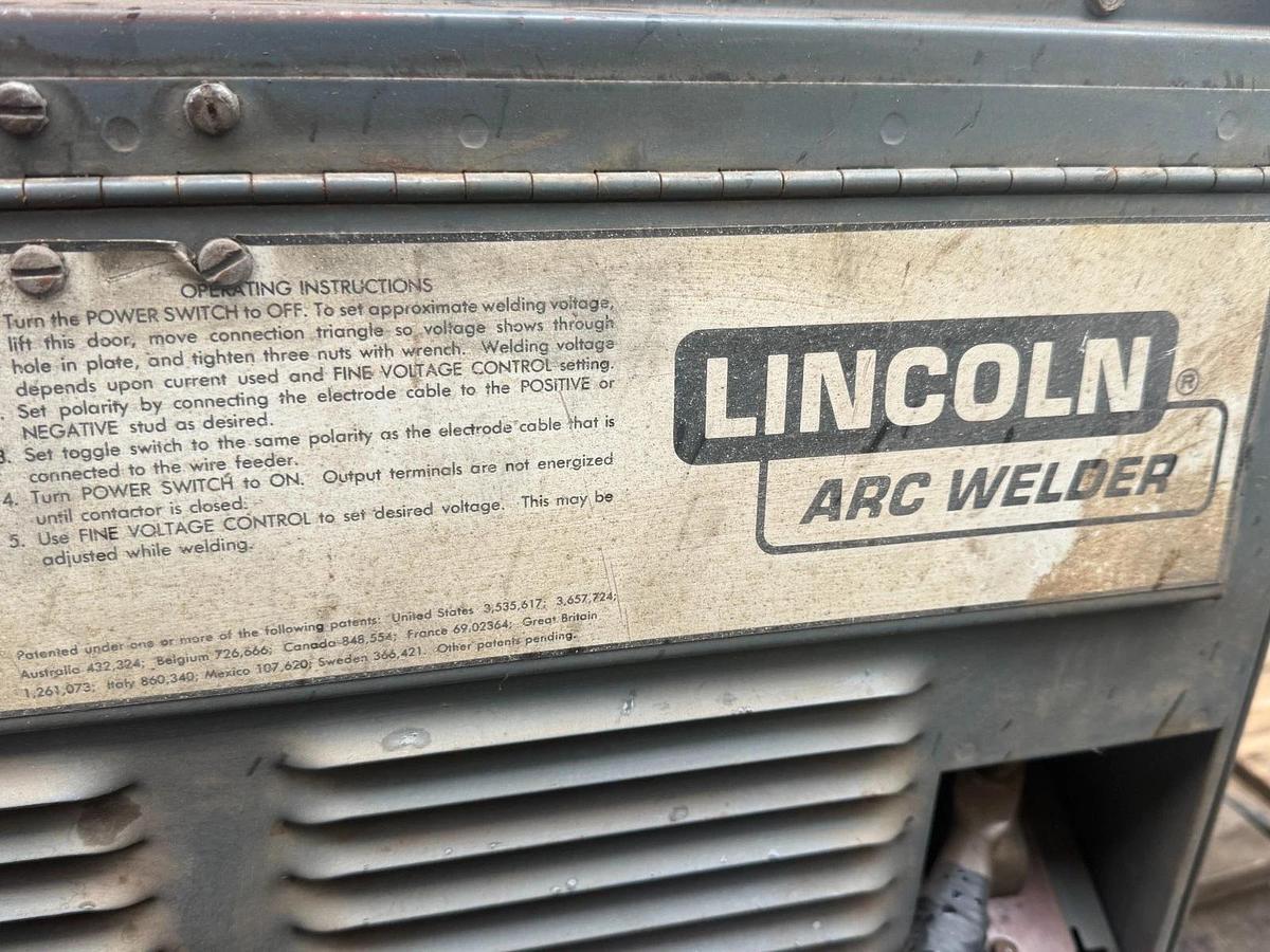 Used Lincoln Idealarc R3S 600 3 Phase Constant Voltage Arc Welder- Carson City/SF Bay
