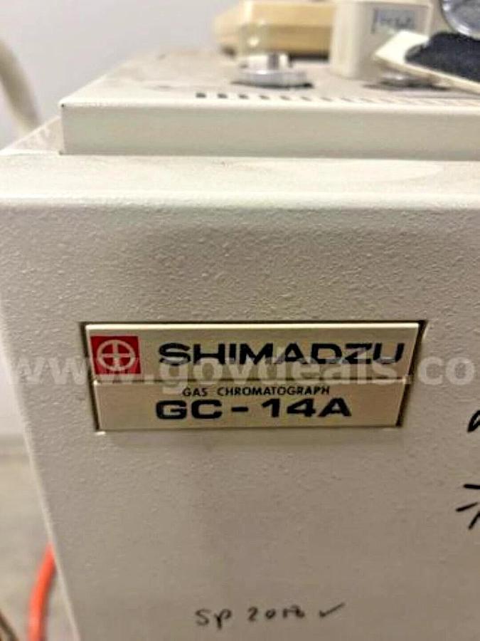 Used (Lot of 2) Shimadzu GC-14A Gas Chromatographs + Keyboard Control Panels- Reno,NV