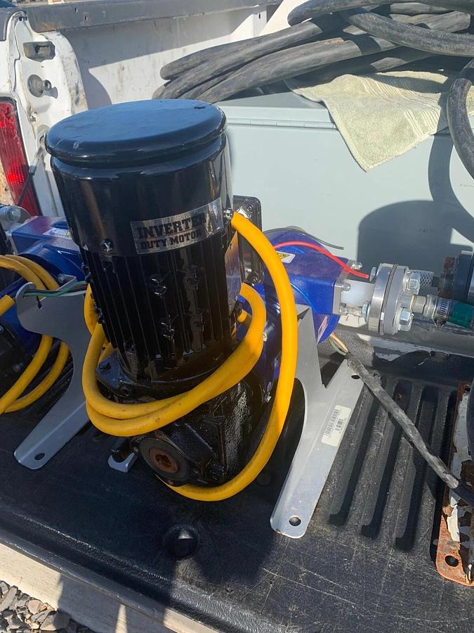 Used Graco SoloTech™ 10 Low Speed Hypalon Peristaltic Hose Pump + A/B VFD