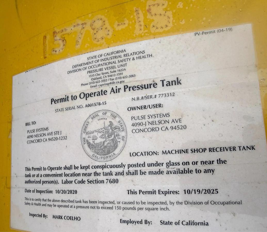 Used Kaeser sk 15 t Air Compressor 100981.0 / Receiver Tank