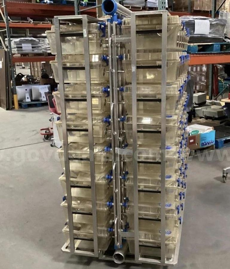 Used Techniplast Ventilated Lab Rodent Cage Rack System - West Coast