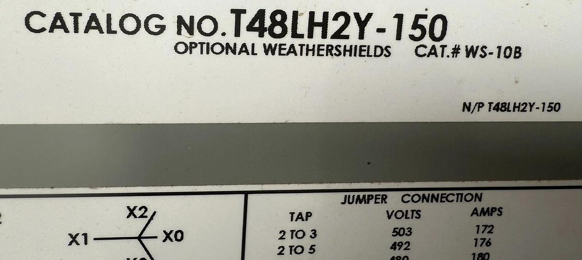 150 kva Federal Pacific 480-208Y/120 Step Down Transformer -NEW- Free Shipping !