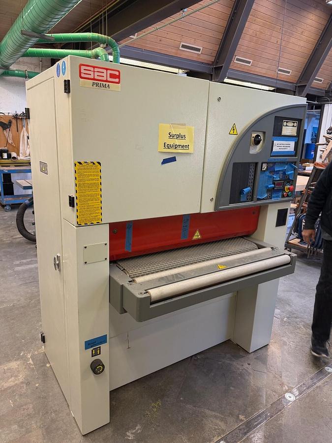 Used SAC PRIMA K 970 - 37” Wide Belt Sander - with Manuals - Reno, NV