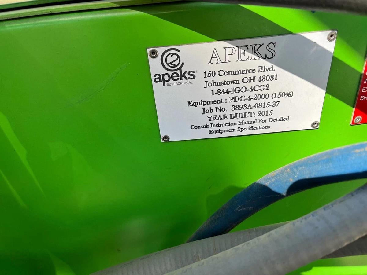 Used Apeks Bambino 2000psi CO₂ Botanical Oil Extraction System w/PDC compressor- NV