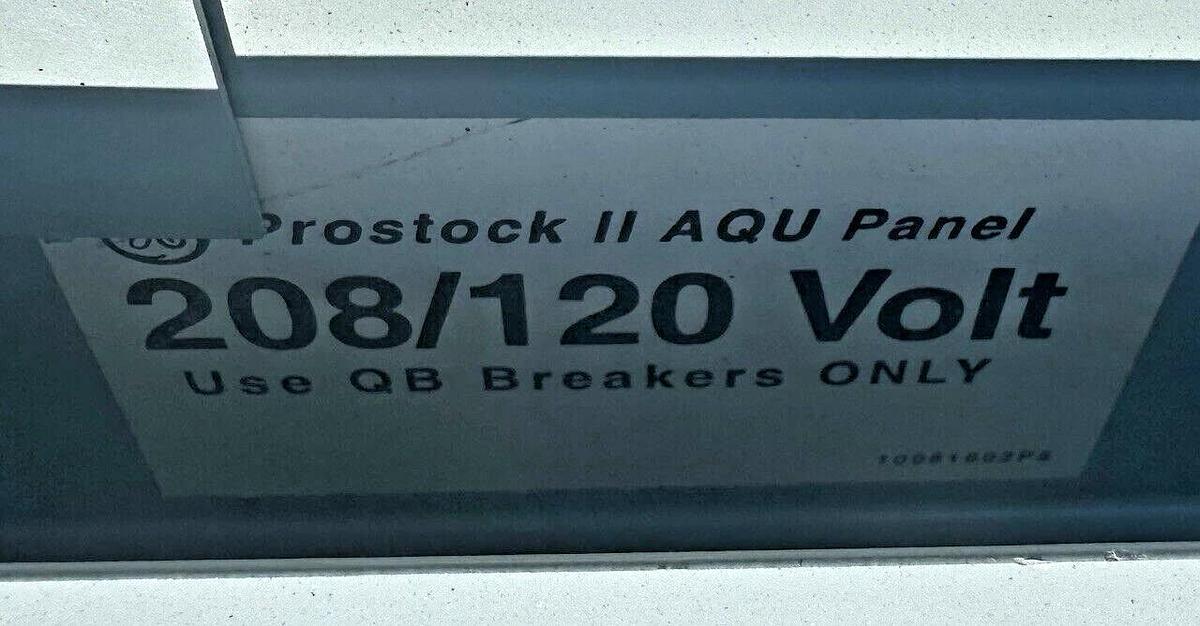 Used GE A-Series II Pro-Stock AQU3422RCX AXB4 3-Phase Type A PanelBoard