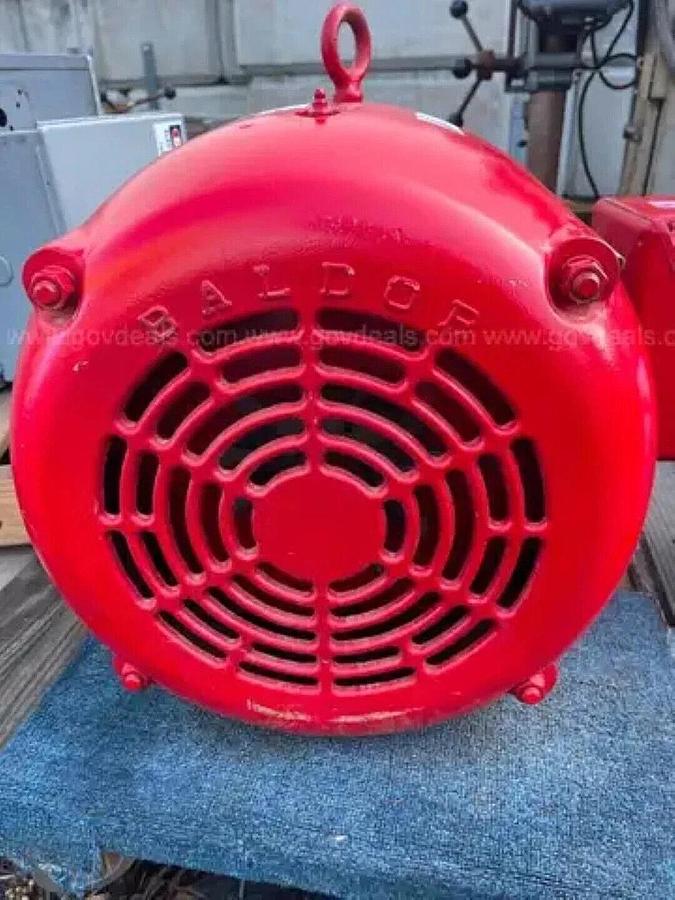50hp Baldor Super-E Motor 230/460v TEFC 326TS 3600rpm -Rebuilt- Reno,NV