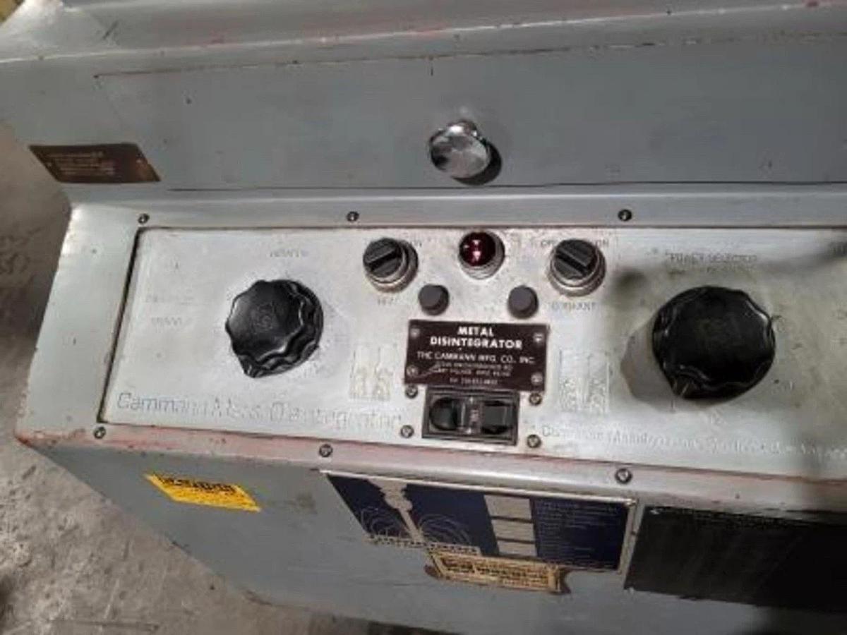 Used Cammann c-30 Metal (tap) Disintegrator
