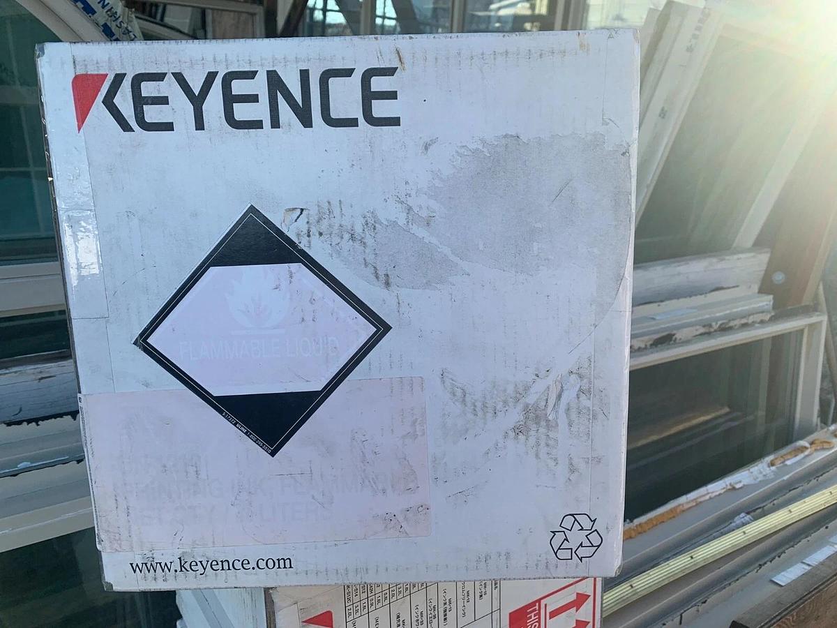 Used (Lot of 3 Cases) Keyence mk-k02 black ink