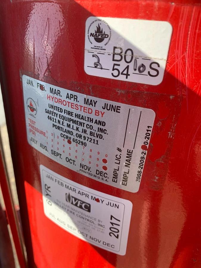 Used Amerex 488 Wheeled Commercial Fire Extinguisher - Type ABC - Reno, NV