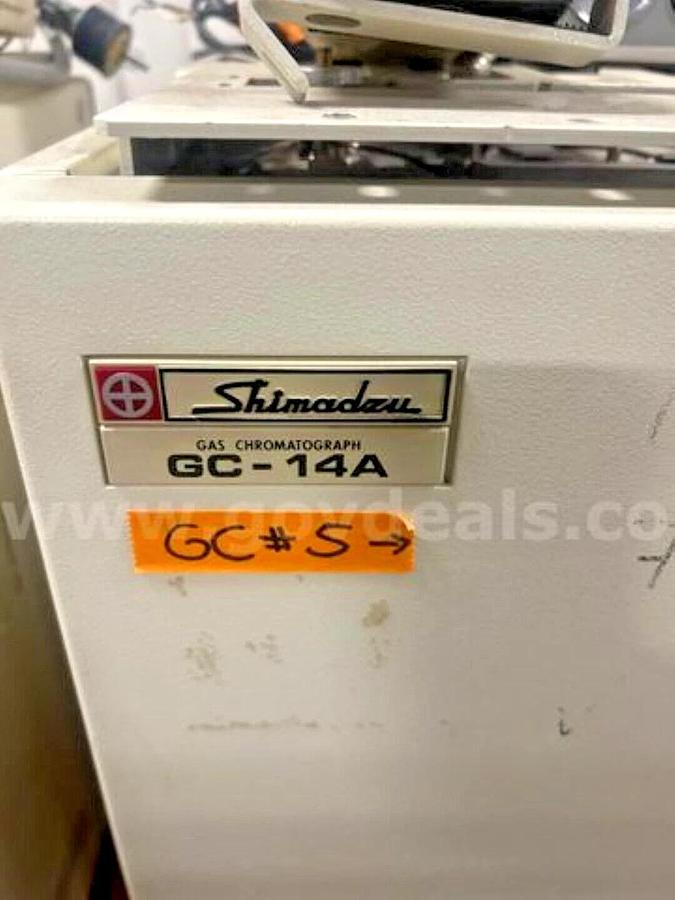 Used (Lot of 2) Shimadzu GC-14A Gas Chromatographs + Keyboard Control Panels- Reno,NV