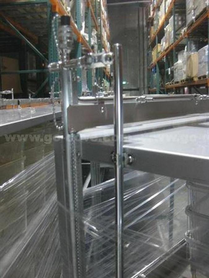 Used Stainless Ancare Rodent Carts w/ water lines on casters- Reno,NV