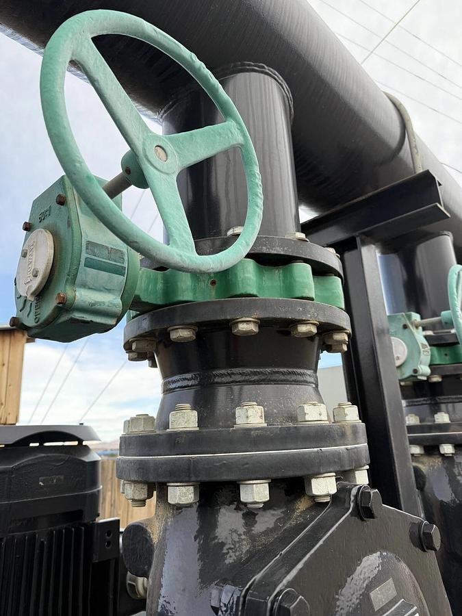 Used Grundfos - 4x75hp - Vertical Multi Stage IrrigationCooling Tower Pump Skid -Reno