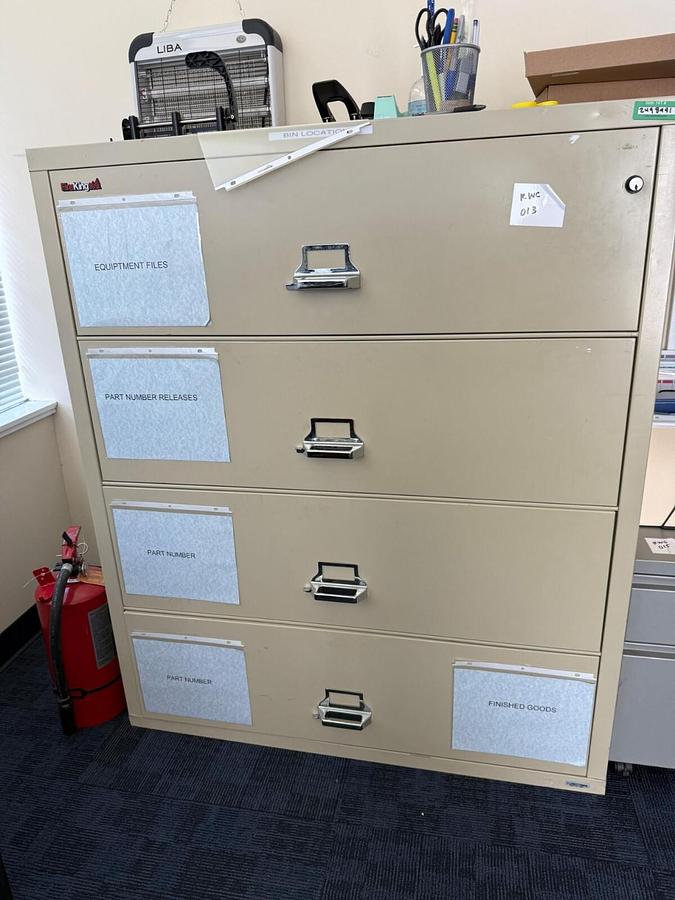 Used FireKing 4 drawer Lateral Fire Safe - Reno Area