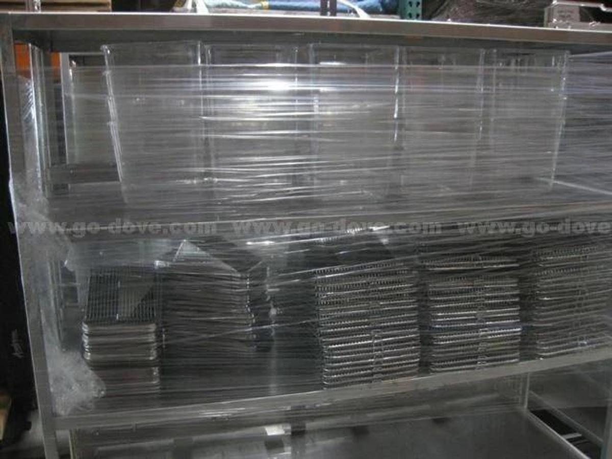 Used Stainless Ancare Rodent Carts w/ water lines on casters- Reno,NV