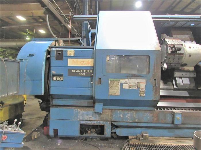 Used 2002 Mazak Slant Turn 80NR 21.25" Bore