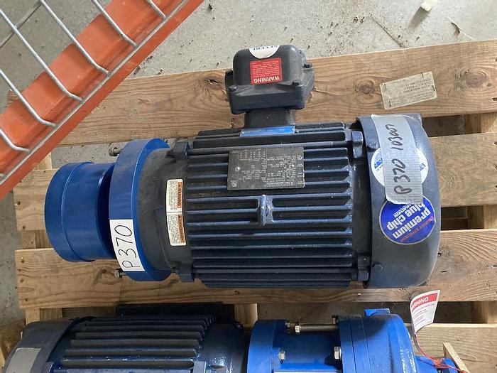 Used Unused FTI model UC1518 pump ETFE-lined ductile iron mag drive pump