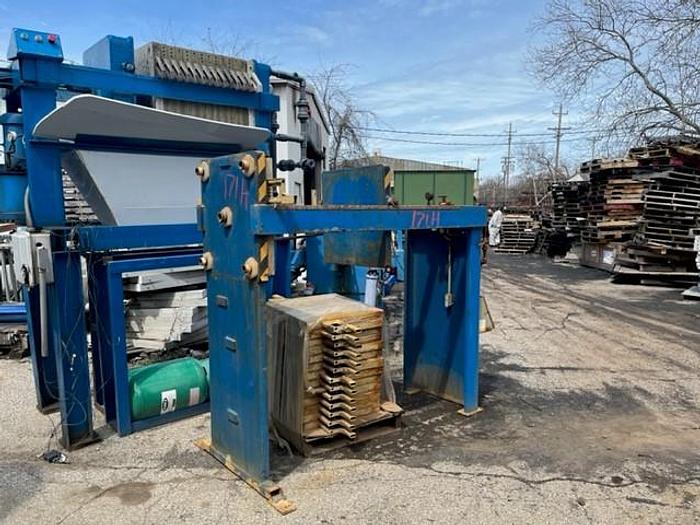 Used 4 CU. FT. KONTEK FILTER PRESS - 630 MM - C.G.R.