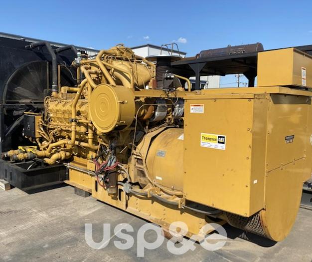 Used 1.4 MW 2001 Used Caterpillar G3516B LE Natural Gas Generator Set