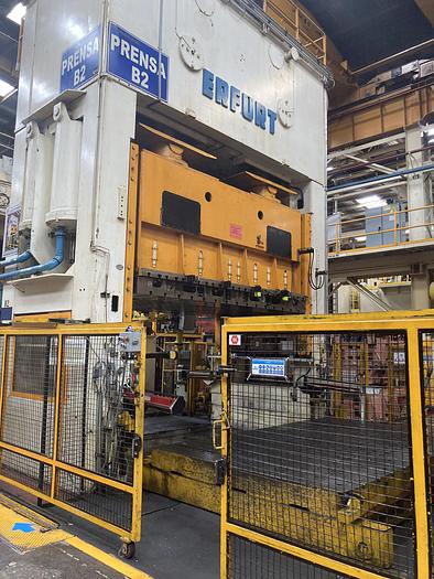 Used 880 ton ERFURT 4000x2500 SSDC Stamping Press