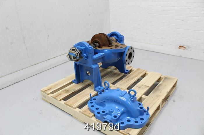 Used Goulds 3316 2x3x11 Two-Stage Split Case Pump, 2 4-Vane 9.5" Impellers #41979