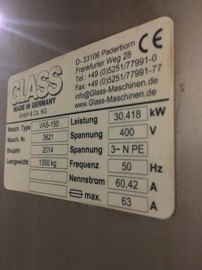 Used 2014 GLASS VAS 150L