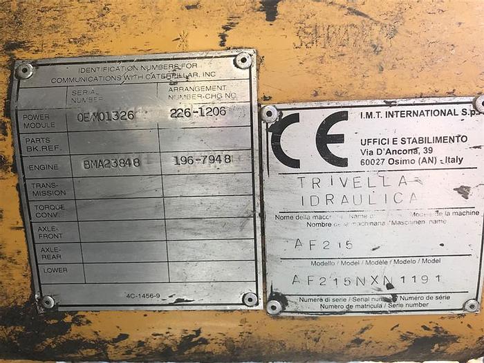Used 2005 IMT AF215 Cougar CFA Drill Rig - Crawler