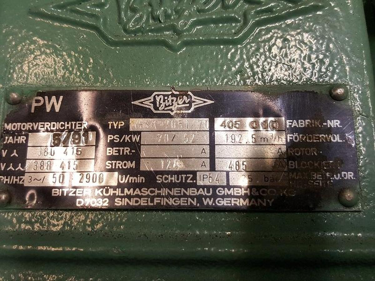 Gebraucht Gebrauchte Bitzer HSK7051 Schraubenkompressor