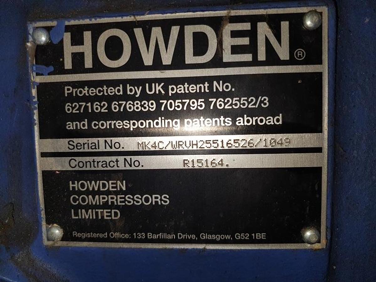 Gebruikt Used Howden WRVH 255-165-2.6 Screw Compressor