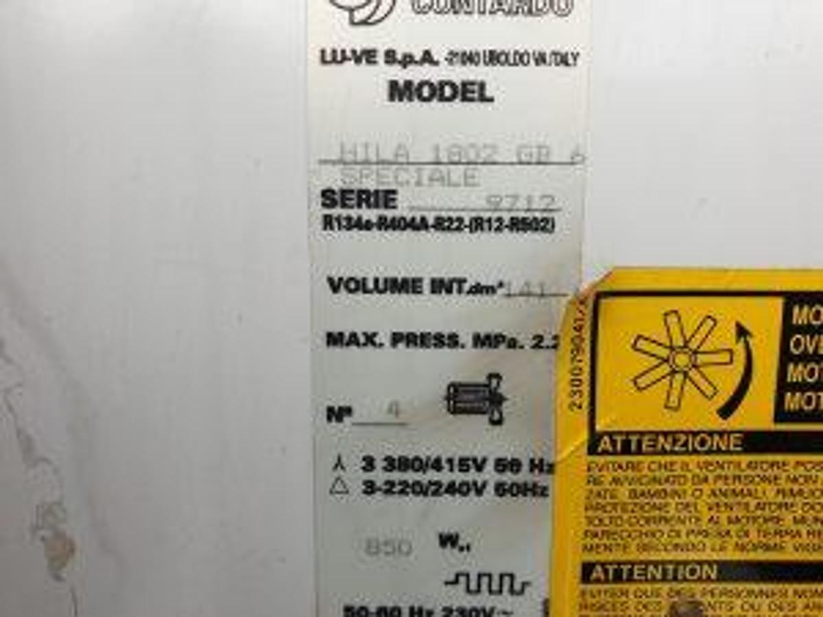 Gebruikt Gebruikte Luve HILA 1802 RVS Verdamper