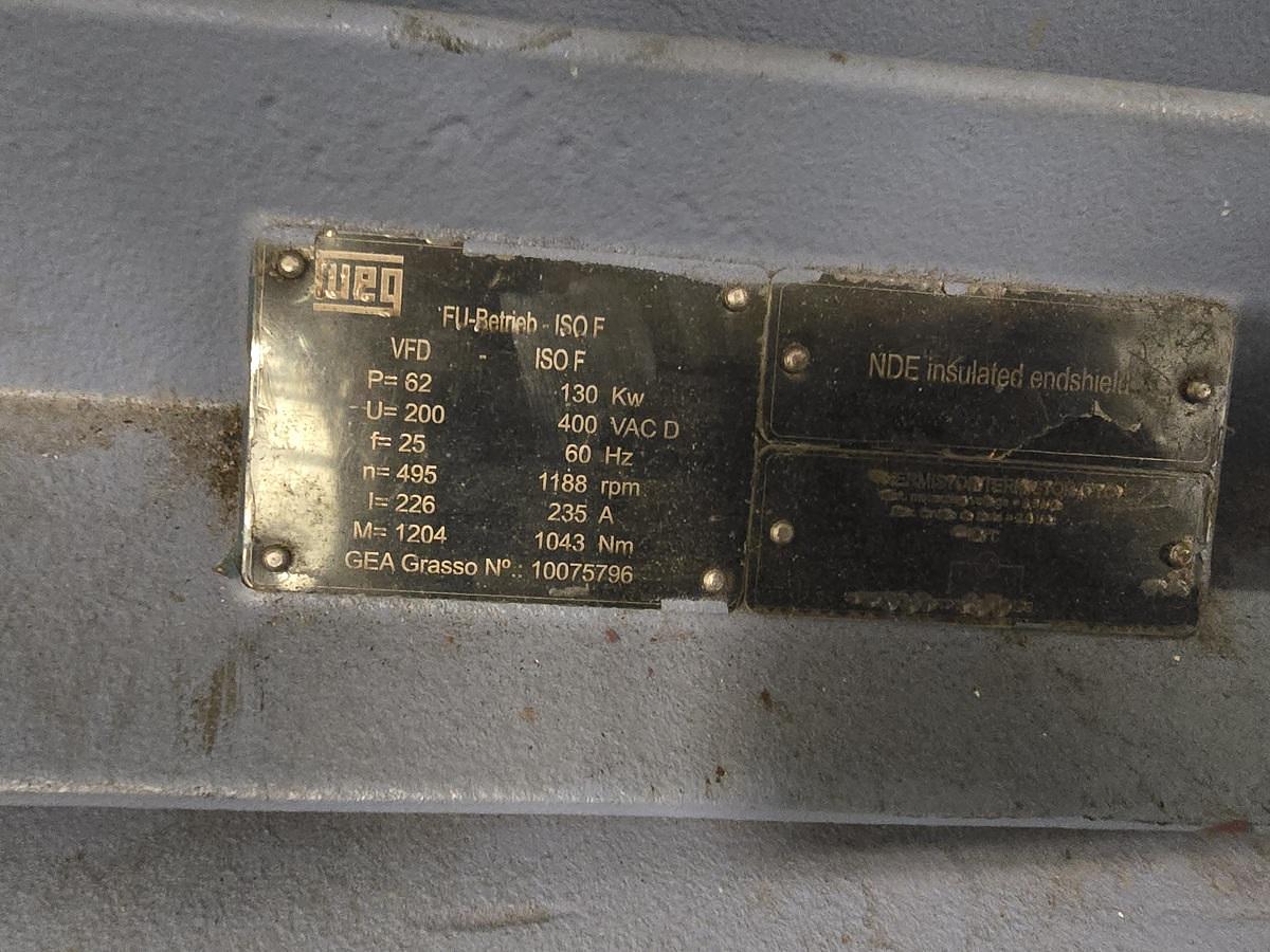 Gebruikt Used  Grasso V1800T Piston Compressor