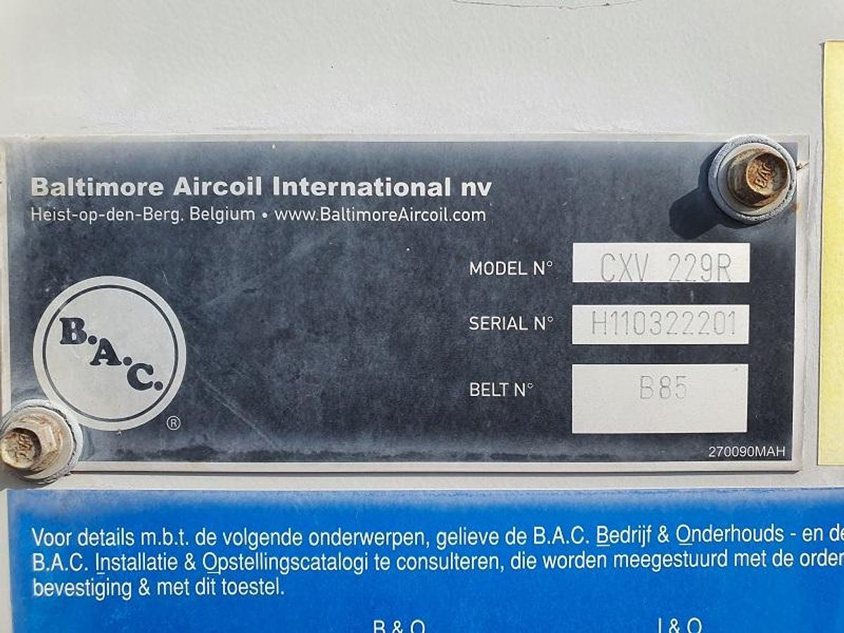 Gebruikt Used Baltimore CXV 229R Evaporative condenser