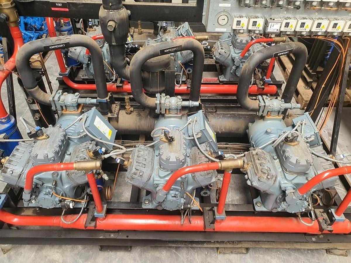 Gebruikt Used DWM Copeland D6DH5 Piston Compressor Unit - Complete refrigeration system