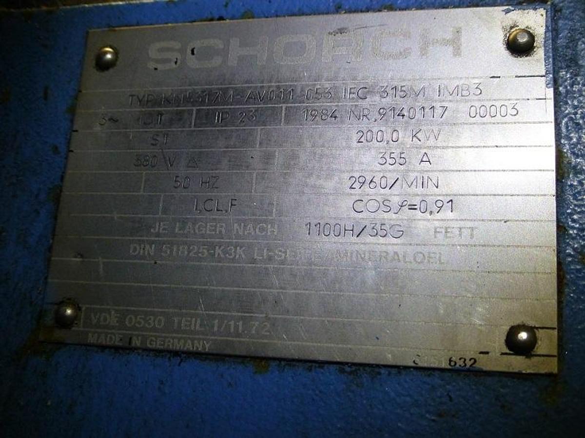 Gebruikt Used HOWDEN WRV204-110-5.0 Screw Compressor