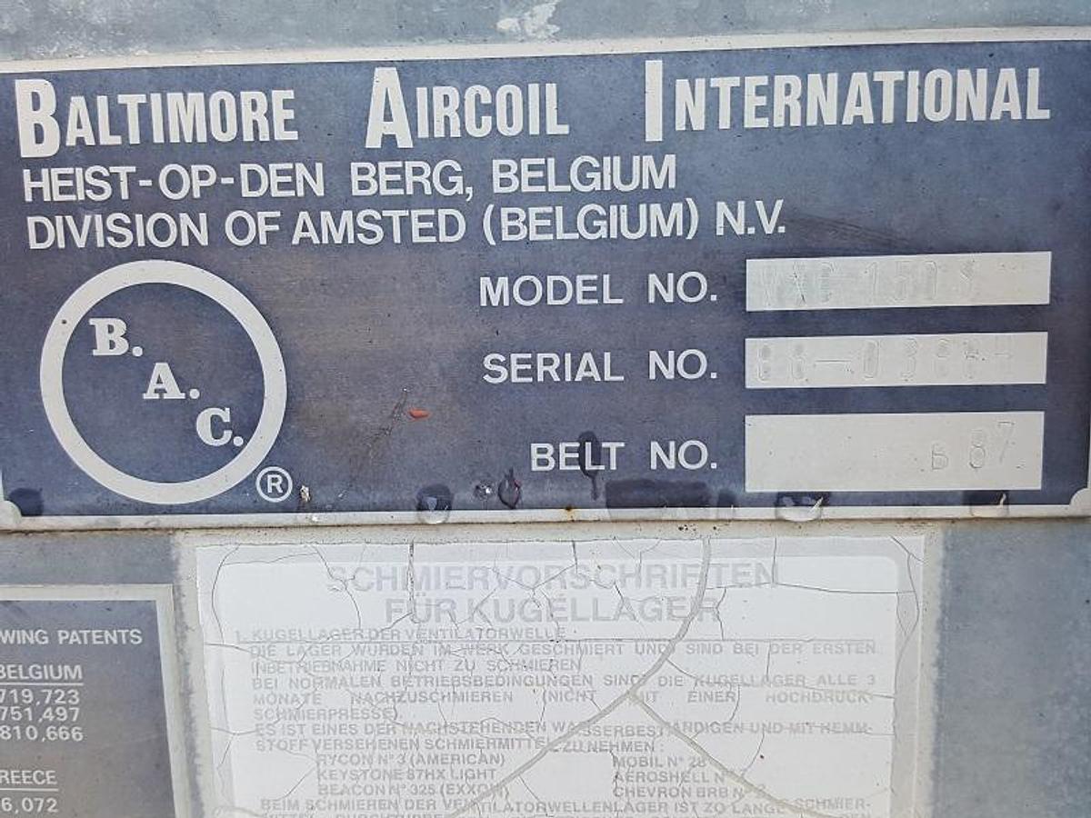 Used Used Baltimore VXC150S Evaporative Condenser