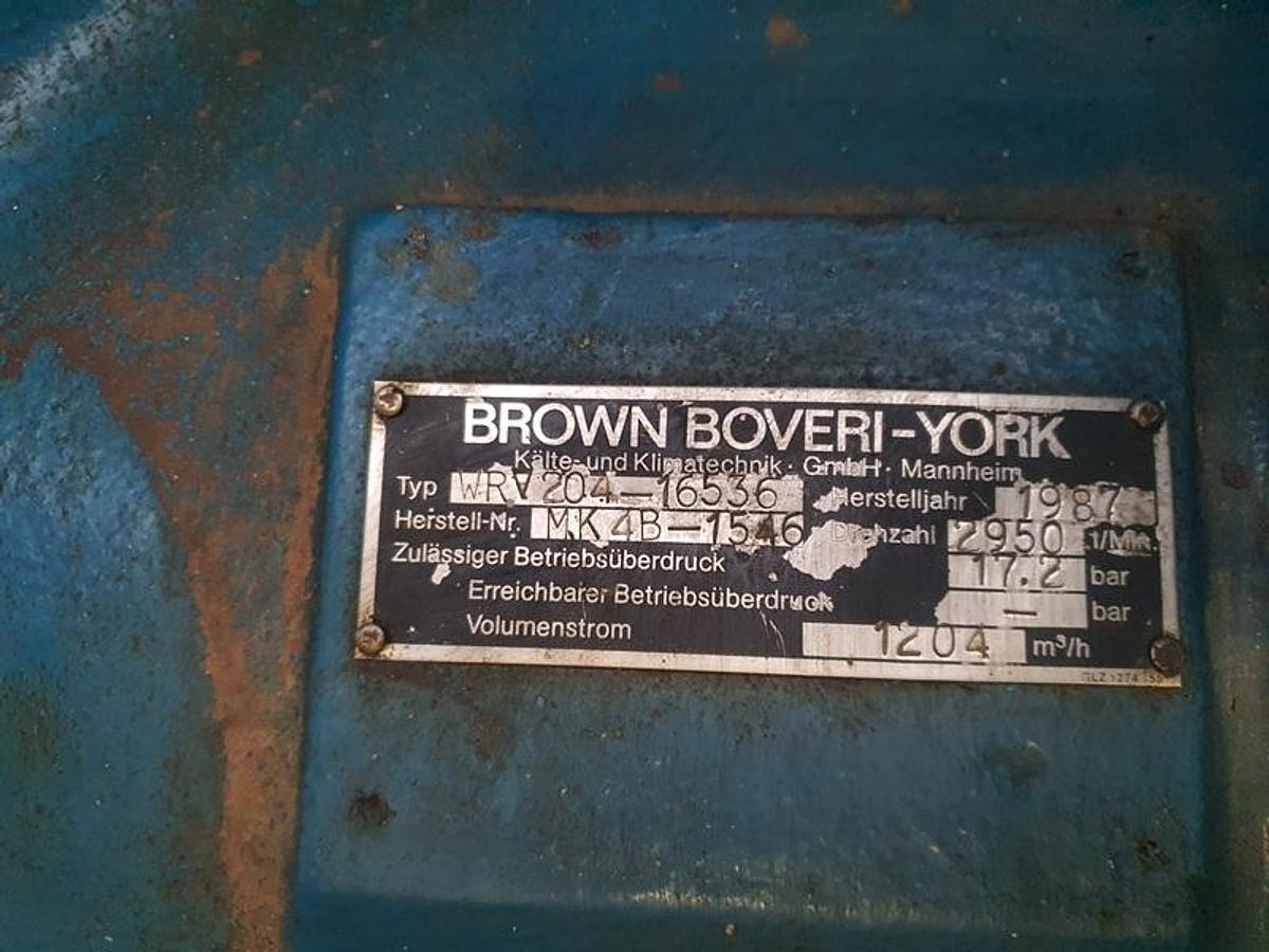 Gebruikt Used Howden WRV204-165-3.6 Screw Compressor