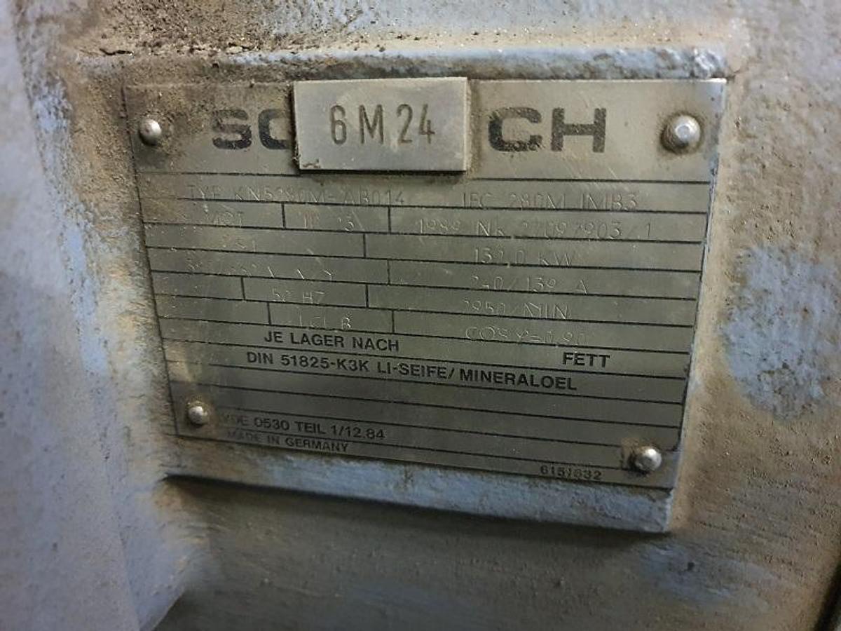 Gebruikt Used Howden WRVH 255-165-2.6 Screw Compressor