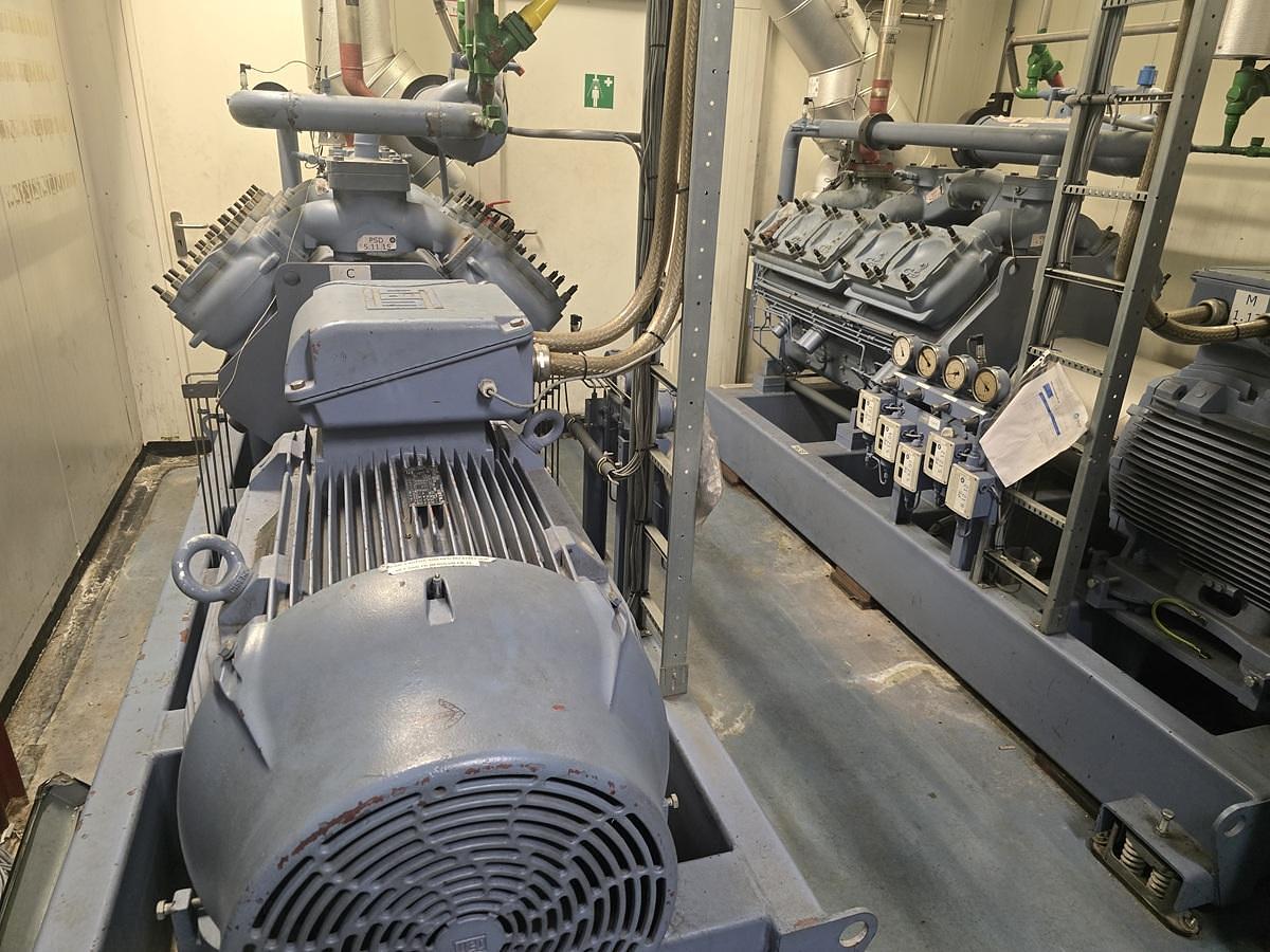 Gebruikt Used  Grasso V1800T Piston Compressor