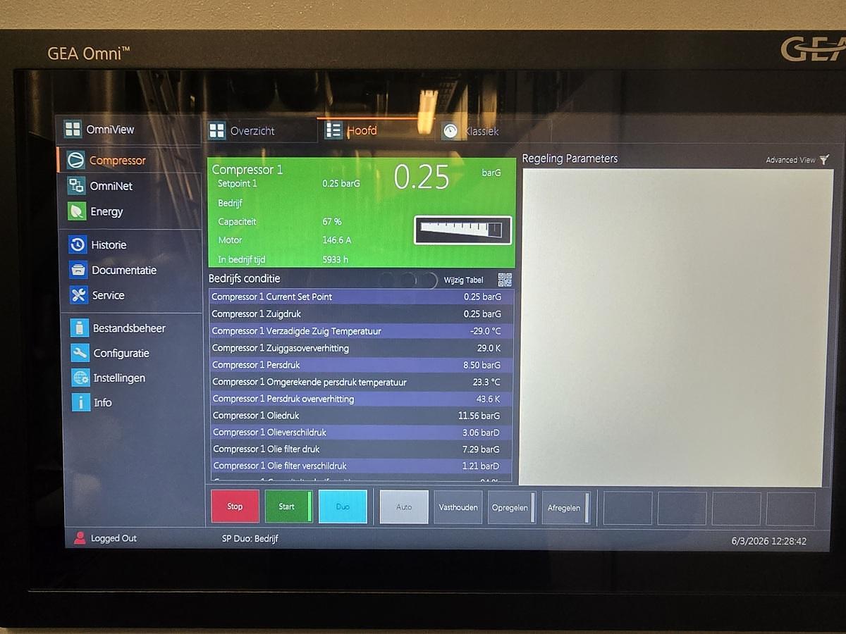 Gebruikt Used Grasso P3 Screw Compressor DUO