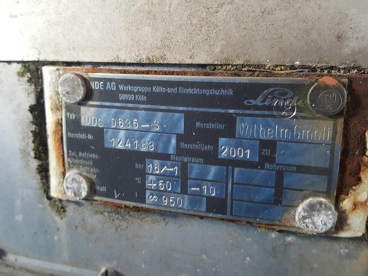 Gebruikt Used Low Pressure Vessel Linde