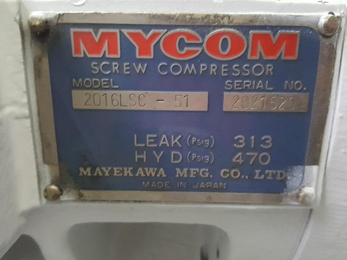 Gebruikt Used Mycom 2016LSC Screw Compressor