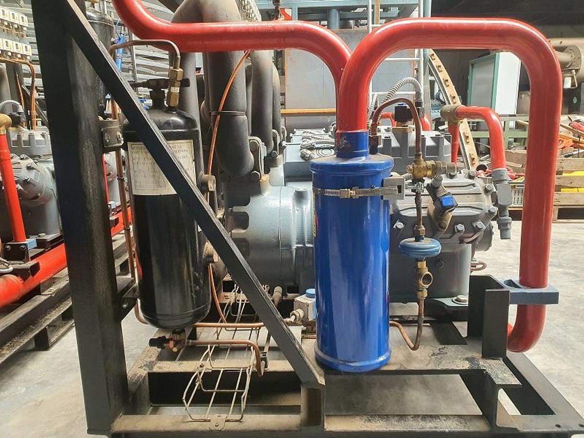 D'occasion Unité de compresseur à piston Copeland DWM D6DH5 usagée - Système de réfrigération complet