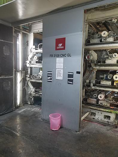 Used 58" COMEXI 8 COLOR CI PRESS TURRETED UNWIND AND REWIND