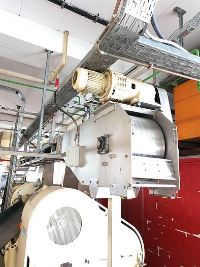 Gebraucht gebr. Stahlbandanlage in Edelstahl BERNDORF Länge: ca. 14 m, Arbeitsbreite: ca. 350mm