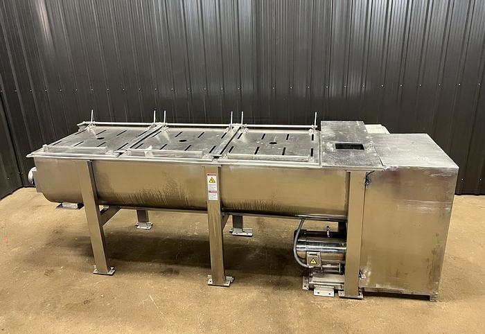 Used USED DEMACO STAINLESS STEEL DOUBLE PADDLE BLENDER, 30 CUBIC FEET