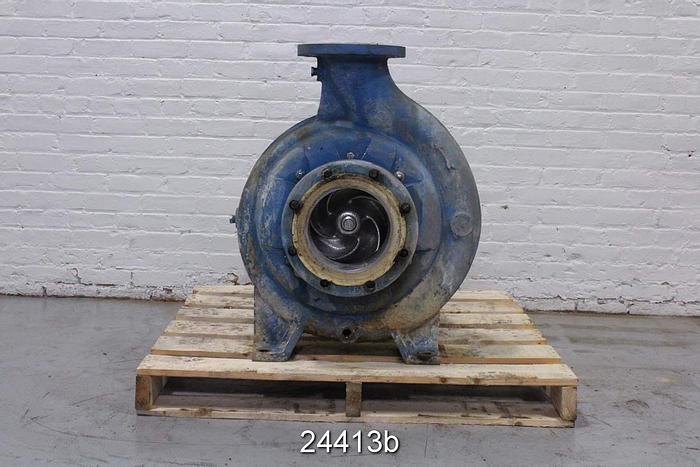 Used Goulds 3175 Goulds 3175, 6X8X18, 5 Vane Impeller, 17" Impeller Diameter, Stainless Steel Casing, Stainless Steel Impeller, Stainless Steel Stuffing Box, Stainless Steel Suction Sideplate, Packing #24413