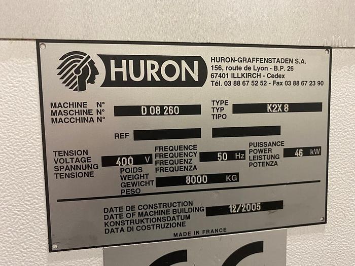 Used 2006 Huron K2X8 High Speed Vertical Machining Center