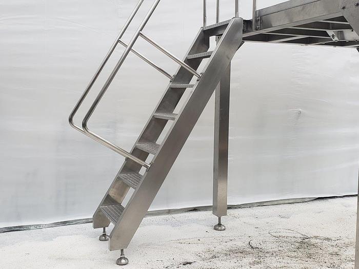 Used 6′ Stainless Steel Mezzanine